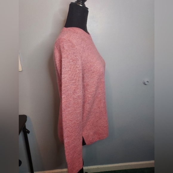 Old Navy Size Small Pink/Purple Sweater Long Sleeve Crew Neck Oversized - Picture 4 of 9